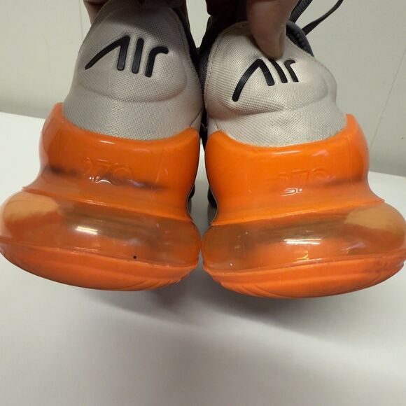 Nike Air Max 270 Thunder Grey/Black-Desert Sand AH8050 024 Men's Size 12 EUC - Picture 8 of 10